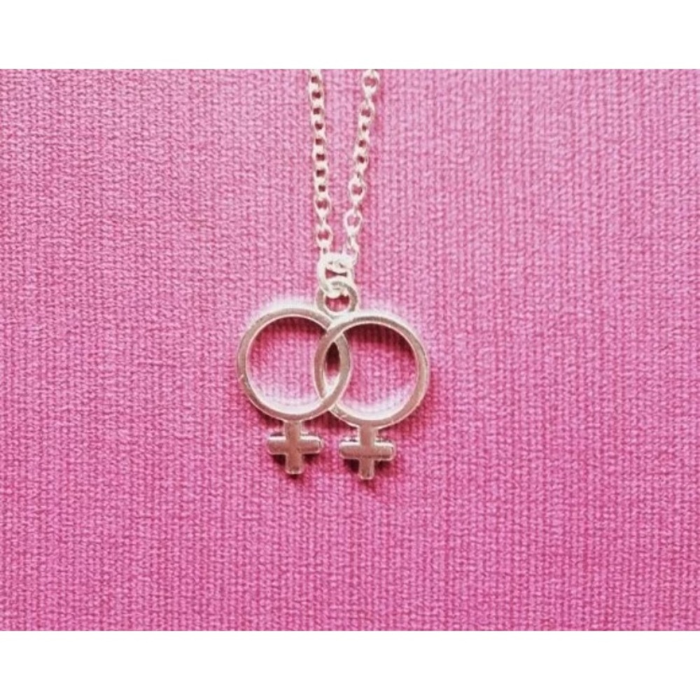 LGBTQ 🏳️‍🌈 Double Venus Pendant Necklace